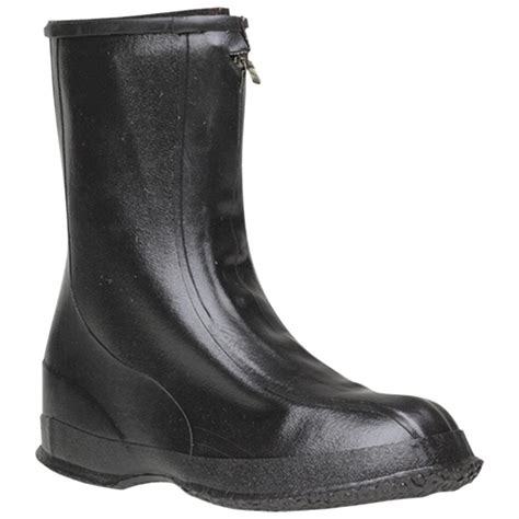 Men's LaCrosse® 10" ZXT™ Fulton Brogue Overshoes, Black - 147053, Rubber & Rain Boots at ...