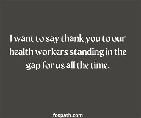 68 Appreciation Message for Frontliners and Health Workers - Fospath