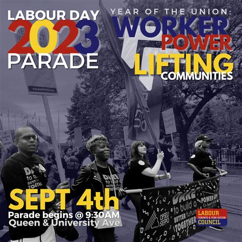 Labour Day Parade 2023 - Toronto & York Region Labour Council