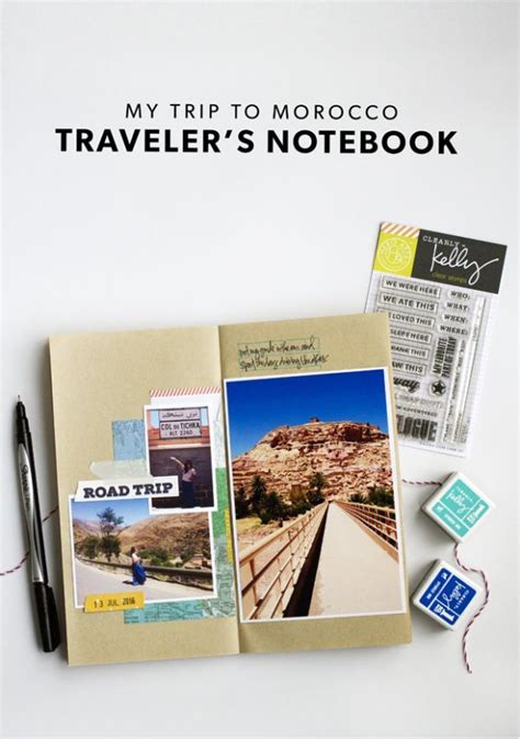 Travel journal pages and scrapbook inspiration - ideas for travel ...