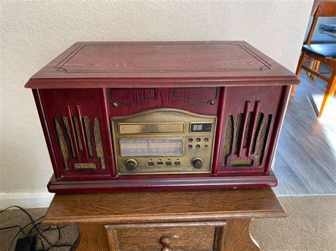 Vintage style record / CD / radio / cassette player | in Granton, Edinburgh | Gumtree