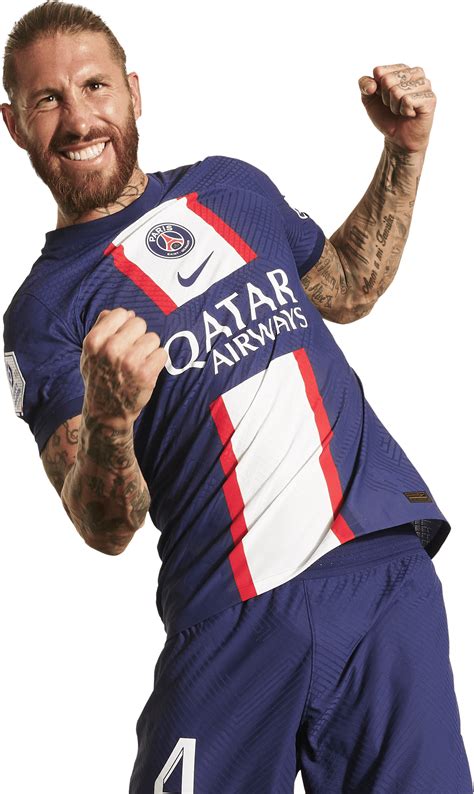 Sergio Ramos Paris Saint-Germain football render - FootyRenders