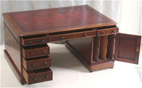 Antique Mahogany Partners Desk Ref 1007 For Sale | Antiques.com | Classifieds