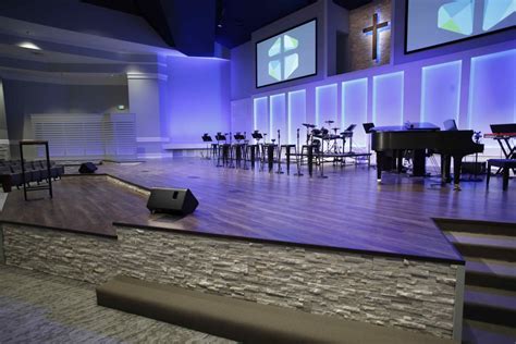 Church-Stage-LVT-Flooring - Church Interiors, Inc.