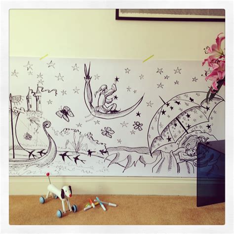 DREAM A LITTLE DREAM Giant Colouring Poster Size 235 X 84cm Perfect for Weddings or Fairy Tale ...