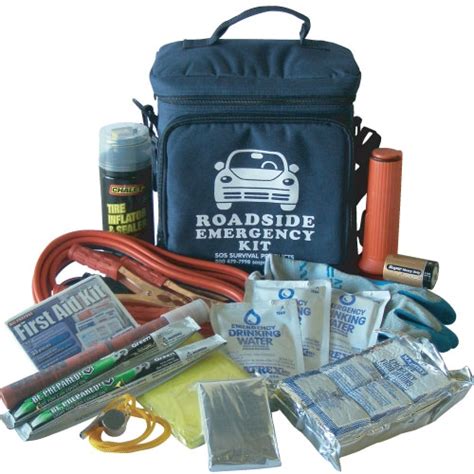 Roadside Emergency Kit | Includes Jumper Cables, First Aid & More