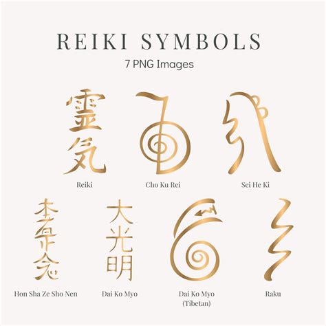 Gold Reiki Symbols Gold Reiki Clipart Gold Reiki PNG - Etsy UK