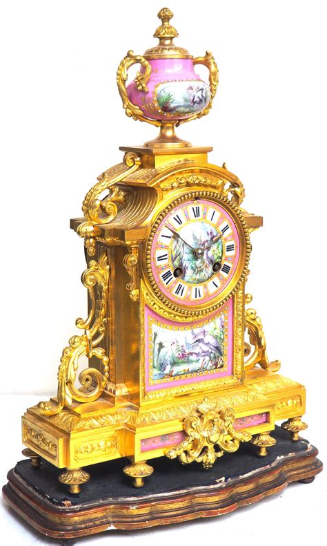 Classical French Antique Mantel Clock 8-day Striking Pink - Etsy