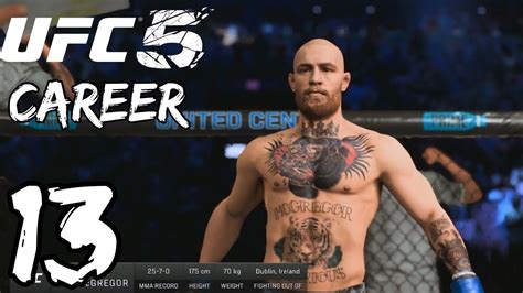 CONOR MCGREGOR! - UFC 5 Career Mode - Part 13 - YouTube