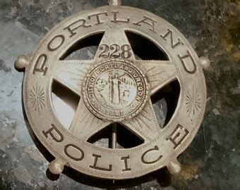 Police Badge Oregon - Etsy