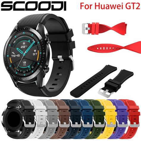 New Colorful Watch Band Strap for Huawei GT2 46MM Silicone Bracelet ...