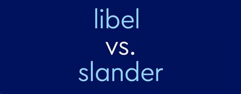 "Slander" vs. "Libel": What Is The Legal Difference?