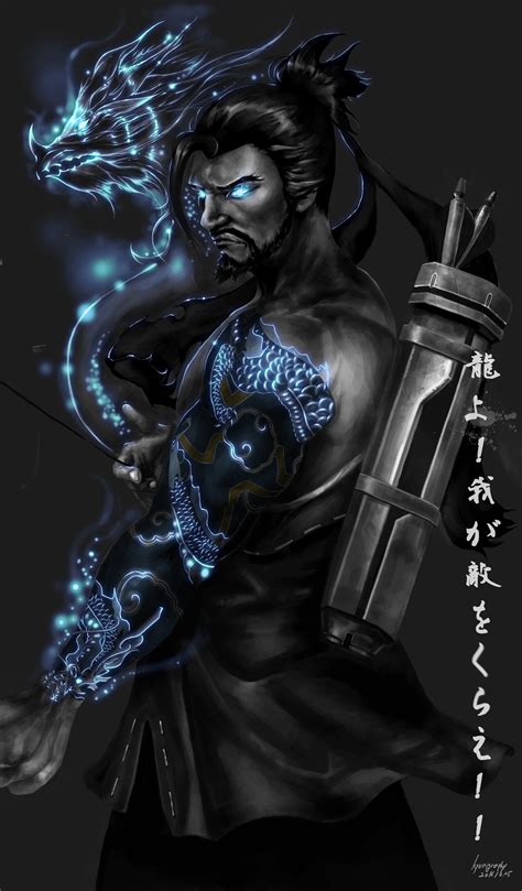 overwatch hanzo fanart by hyunigraphy on DeviantArt