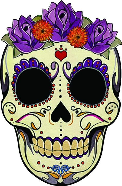 Mexican Sugar Skull Art