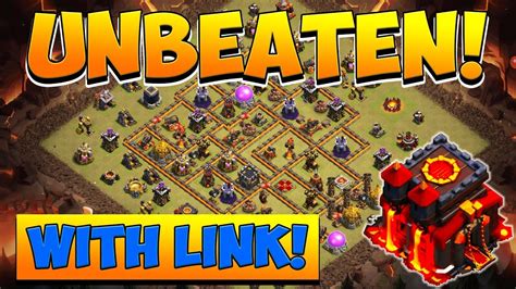 UNBEATEN TH10 WAR BASE! Town Hall 10 WITH LINK | Anti 3 Star | Clash of Clans | COC - YouTube