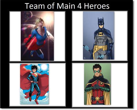 The main characters for my DC universe(Earth-9598) by blackhawk6683 on DeviantArt