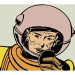 Deep Space comic scene vector graphics | Free SVG