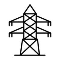 Electric Tower Line Two Color Icon 4692189 Vector Art at Vecteezy