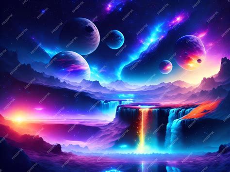 Premium AI Image | Galaxy background with space for banner background ...