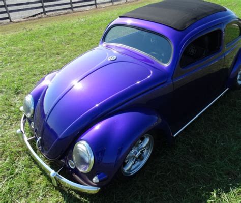 1956 Volkswagen Beetle Bug Purple Chop-top Suicide Doors VW 56 - Classic Volkswagen Beetle ...