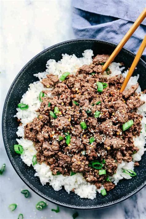 Korean Ground Beef and Rice Bowls | The Recipe Critic