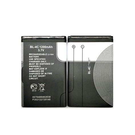 Cheap New 1200mAh Battery Original BL-4C BL 4C Li-ion Battery for Nokia 2652 3108 6100 6170 6260 ...