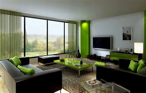 30+ Black And Green Living Room