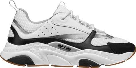 Dior White, Silver, & Black 'B22' Sneakers | INC STYLE