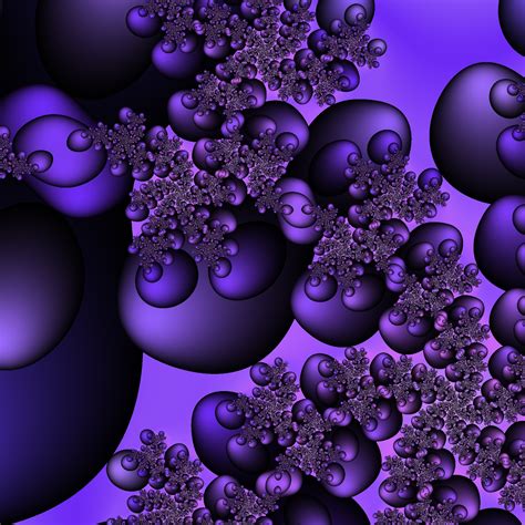 Purple Bubbles Wallpaper