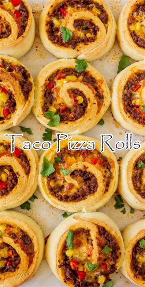 Taco Pizza Rolls Recipe