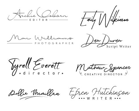 Handwritten Signature Design Ideas 2020 Signature Ide - vrogue.co