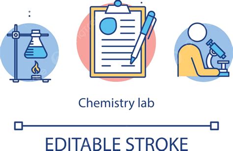 Chemistry Lab Concept Icon Concept Vector Student Vector, Concept, Vector, Student PNG and ...