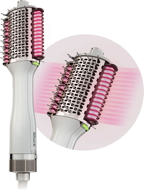 Shark SmoothStyle Heated Comb and Blow Dryer Brush, Dual Mode, For All Hair Types Silk HT202 ...