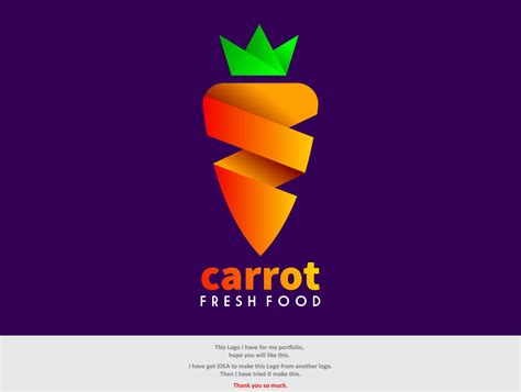 Carrot Logo Design by Ankon on Dribbble