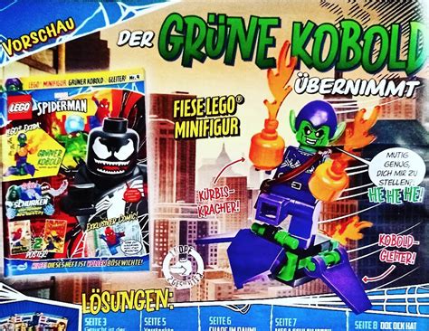 LEGO Super Hero magazine to include Green Goblin minifigure