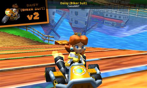 Daisy (Biker Suit) [Mario Kart 7] [Mods]