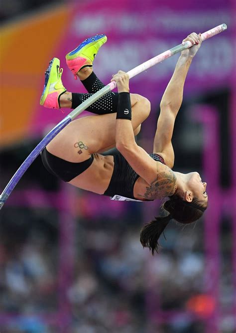 ANICKA NEWELL at Women’s Pole Vault Final at IAAF World Championships ...