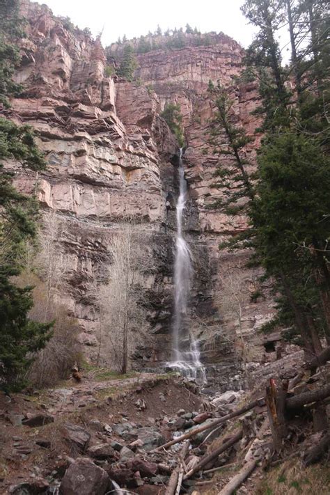 Cascade Falls - A Waterfall with Mining Relics in Ouray