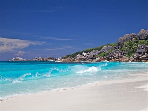 Grand Anse Beach in Praslin, Seychelles | Sygic Travel