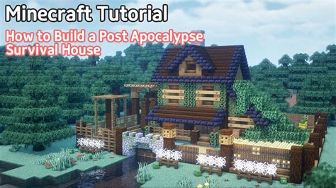 Minecraft Tutorial | How to Build a Post Apocalypse Survival House ...