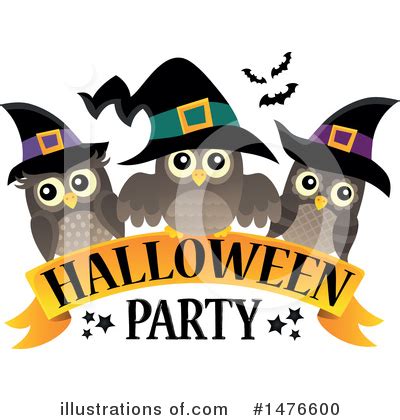 Halloween Party Clipart #1476605 - Illustration by visekart