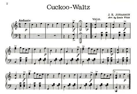 Piano Cuckoo Waltz | Vitak-Elsnic