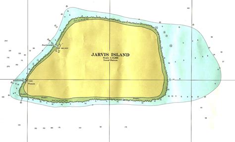 Large detailed topographical map of Jarvis Island. Jarvis Island large detailed topographical ...