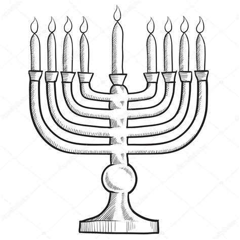 Free Coloring Pages Menorah Charlesecball - vrogue.co