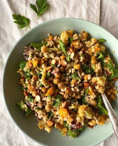 Barley Salad with Roasted Vegetables - Monday Dreams