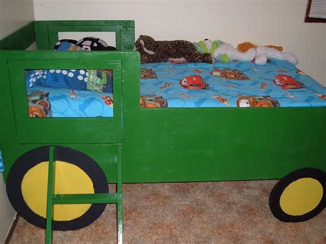 Child's Tractor Bed John Deere Bed, Tractor Bed, Kids Room Furniture, Furniture Ideas, Tractors ...