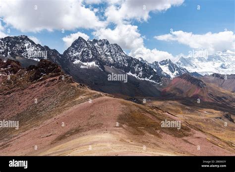 Amazing view of Andes Mountains Peru South America Stock Photo - Alamy