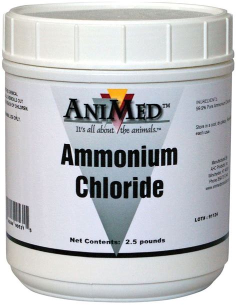 Ammonium Chloride, 2½ lb | Goat supplies, Goat care, Goat health