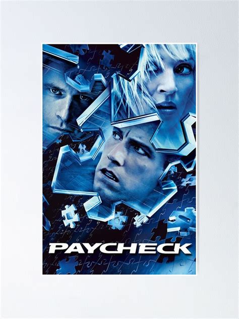 "Paycheck (2003)" Poster for Sale by smithphyllis | Redbubble