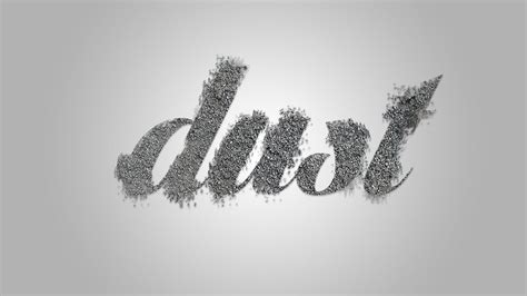 Photoshop | How to Make Dust Text Effects - YouTube